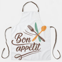 Bon Appétit Kitchen Deco Cutlery Illustration