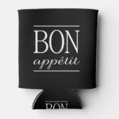 BON APPETIT Kitchen Quote Typografie Dosenkühler (Vorderseite)