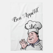 Bön Appétit Koch Geschirrtuch (Vertikal)