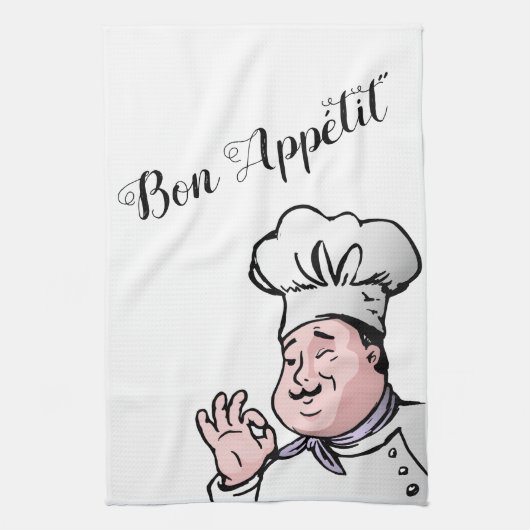 Bön Appétit Koch Geschirrtuch (Vertikal)