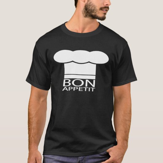 Bon Appetit Koch Hat T-Shirt (Vorderseite)