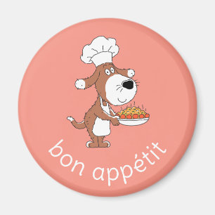 Bon Appétit Koch Koch Niedlich Funny Dog Welpe Car Magnet