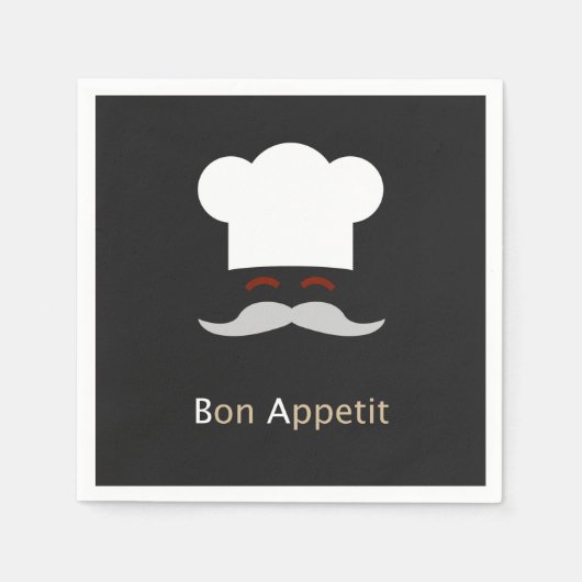 Bon Appetit Koch Serviette (Vorderseite)