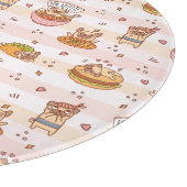 Bon Appetit Mops Food Schneidebrett (Ecke)