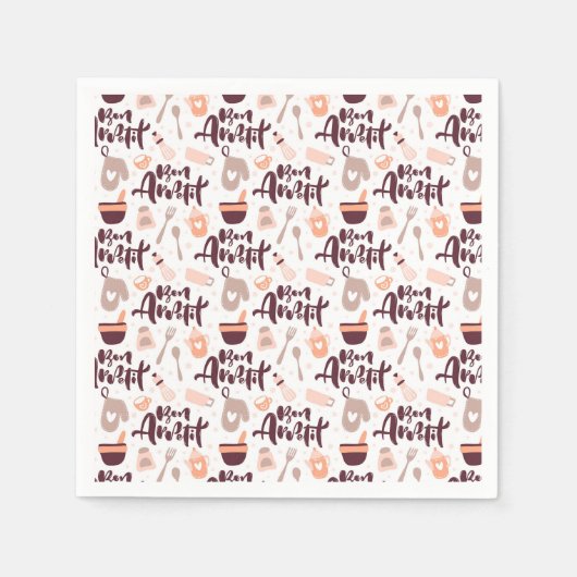 Bon Appetit Napkins Serviette (Vorderseite)