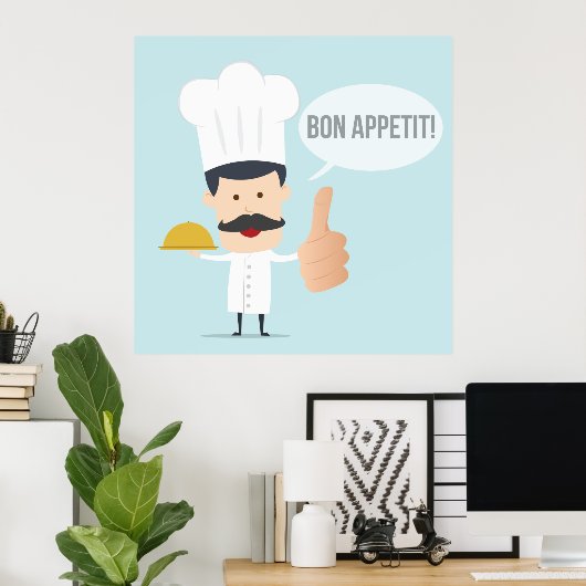 Bön-Appetit Poster (Heimbüro)