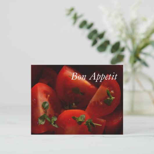 Bön-Appetit Postkarte (Stehend Vorderseite)