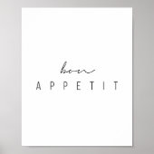 Bon Appetit Script Poster (Vorne)