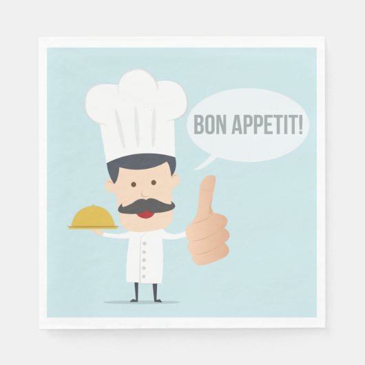 Bön-Appetit Serviette (Vorderseite)