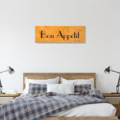 Bon Appetit Toskana Küche Leinwand (Insitu (Schlafzimmer))