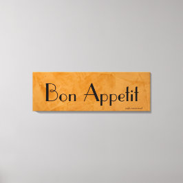 Bon Appetit Toskana Küche Leinwand