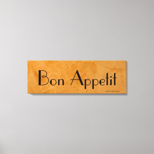 Bon Appetit Toskana Küche Leinwand (Vorderseite)