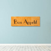 Bon Appetit Toskana Küche Leinwand (Insitu (Holzboden))