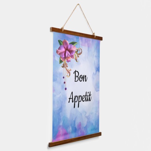 Bön-Appetit Wandteppich Mit Holzrahmen (Gewinkelt)