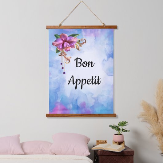 Bön-Appetit Wandteppich Mit Holzrahmen (Schlafzimmer)