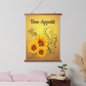 Bön-Appetit Wandteppich Mit Holzrahmen (Schlafzimmer)
