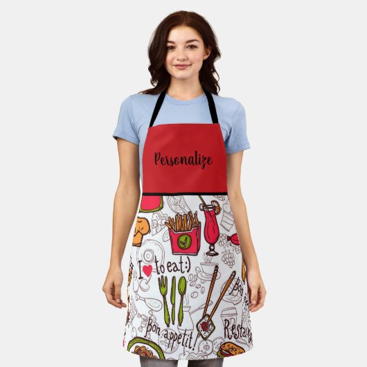 Bon Appetite Schürze (Getragen)