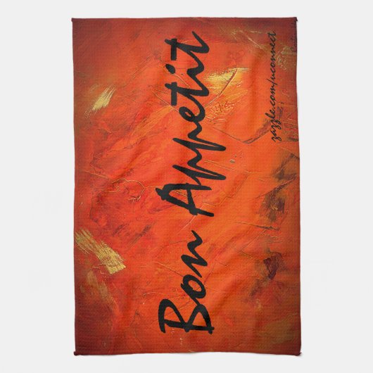 Bön Appetittuch Geschirrtuch (Vertikal)