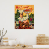 Bon Apptit Poster (Küche)