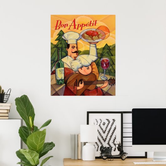 Bon Apptit Poster (Heimbüro)