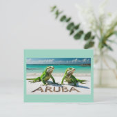 Bon bini aruba Postkarte (Stehend Vorderseite)