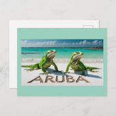 Bon bini aruba Postkarte (Vorne/Hinten)