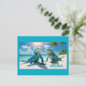 Bon bini aruba Postkarte (Stehend Vorderseite)