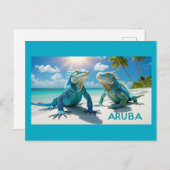 Bon bini aruba Postkarte (Vorne/Hinten)