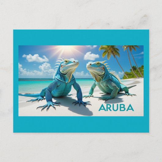 Bon bini aruba Postkarte (Vorderseite)