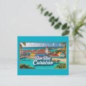 Bon bini curacao Postkarte (Stehend Vorderseite)