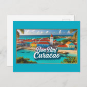 Bon bini curacao Postkarte (Vorne/Hinten)