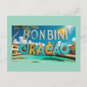 Bon bini curacao Postkarte (Vorderseite)