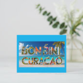 Bon bini curacao Postkarte (Stehend Vorderseite)