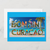 Bon bini curacao Postkarte (Vorne/Hinten)