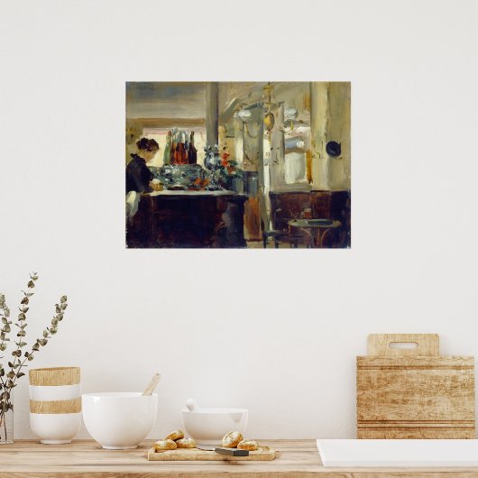 Bon Bock Café - Edouard Manet Poster (Küche)