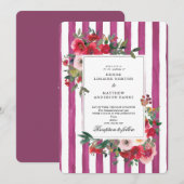 Bon Bon Colored Wedding Einladung (Vorne/Hinten)