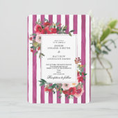 Bon Bon Colored Wedding Einladung (Stehend Vorderseite)
