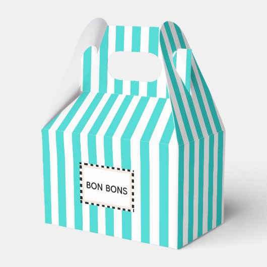 Bon Bons Blue Striping Geschenkschachtel (Vorderseite)