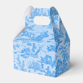 Bon Bons Blue Toile Geschenkschachtel (Rückseite)