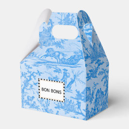 Bon Bons Blue Toile Geschenkschachtel