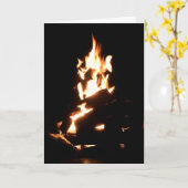 Bon Fire Karte (Gelbe Blume)