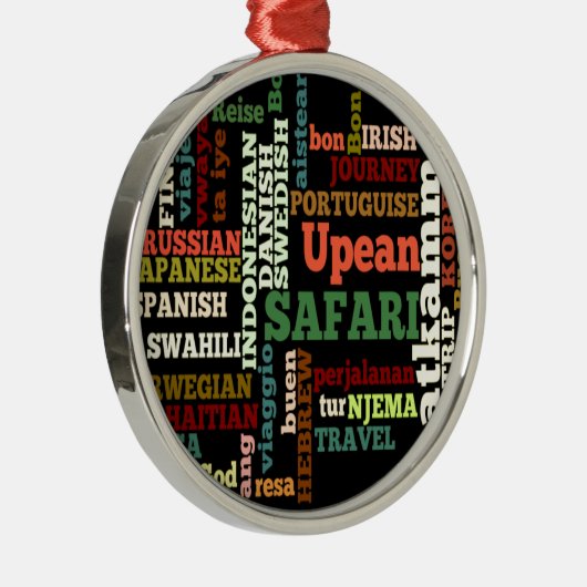 Bon Italian Irish Safari Hapanese Voyage Silbernes Ornament (Rechts)