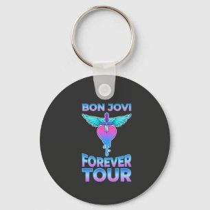 Bon Jovi Forever Tour 2026 Offizielles Grafik T-Sh Schlüsselanhänger