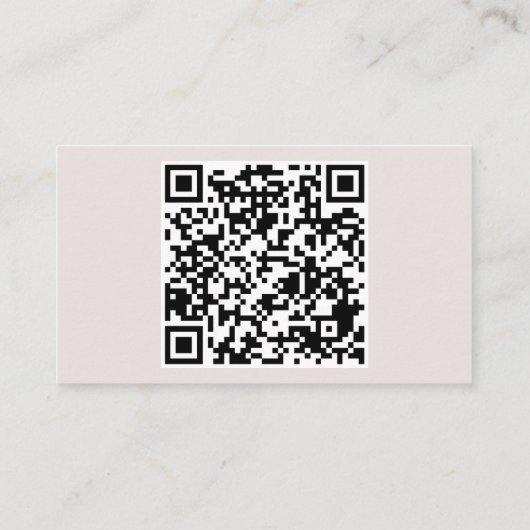 Bon Net Fide qr Code Telefonnummerkarte (Rückseite)