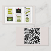 Bon Net Fide qr Code Telefonnummerkarte (Vorne/Hinten)