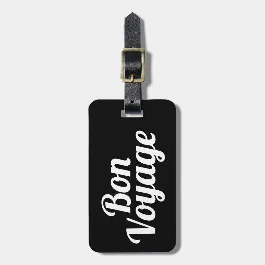 Bon Reise Abschied von Abschied weg Reisegeschenk Gepäckanhänger (Vorderseite vertikal)