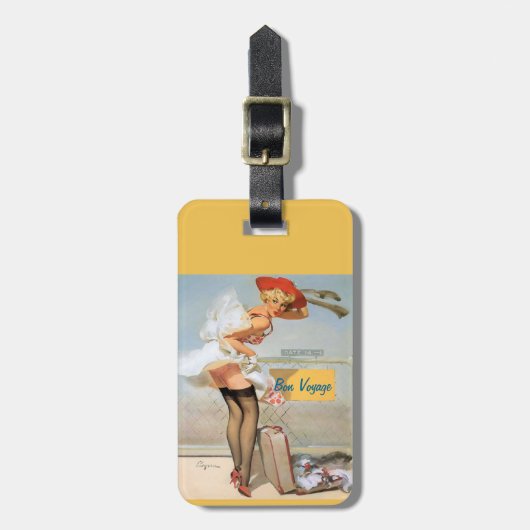 Bön-Reise Gepäckanhänger (Vorderseite vertikal)