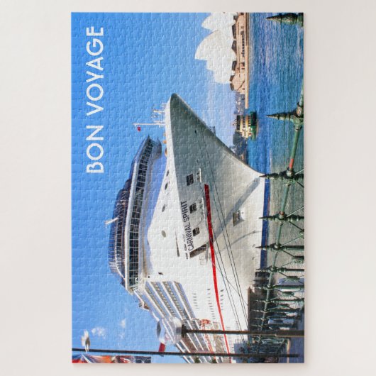 Bön-Reise: Kreuzfahrtschiff im Hafen Puzzle (Vertikal)