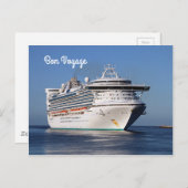 Bön Reise: Kreuzschiff Golden Princess Postkarte (Vorne/Hinten)