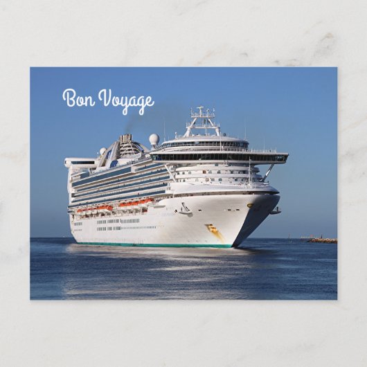 Bön Reise: Kreuzschiff Golden Princess Postkarte (Vorderseite)